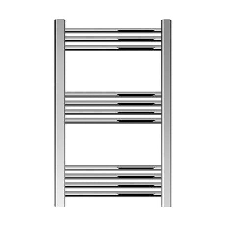 [BH507N] Yarnfield Straight Heated Rail Dual Fuel Towel Warmer, 500mm - Choice of Size and Colour - Cutout