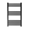 [BH508ANT] Yarnfield Straight Heated Rail Dual Fuel Towel Warmer, 500mm - Choice of Size and Colour - Cutout