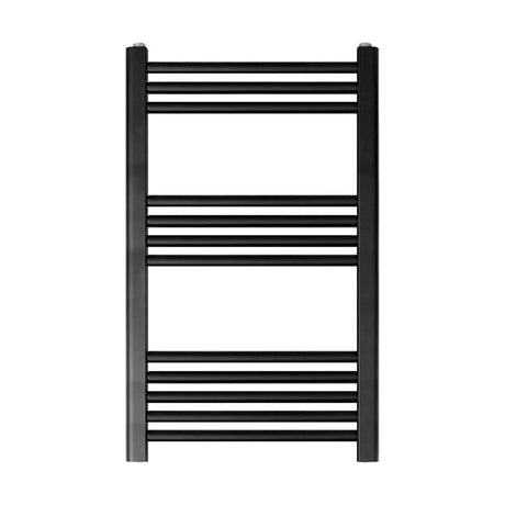 [BH508MB] Yarnfield Straight Heated Rail Dual Fuel Towel Warmer, 500mm - Choice of Size and Colour - Cutout
