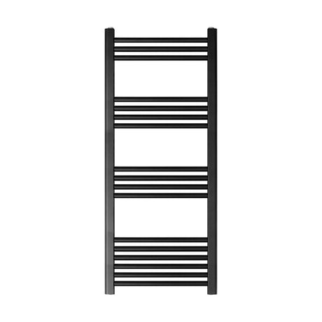 [BH511MB] Yarnfield Straight Heated Rail Dual Fuel Towel Warmer, 500mm - Choice of Size and Colour - Cutout