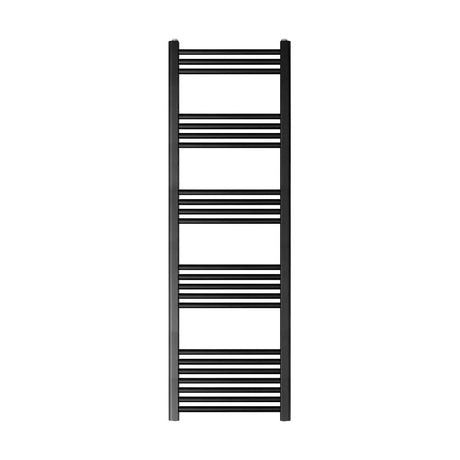[BH514MB] Straight Heated Heated Towel Rail Radiator, 781W, 500 x 1400mm, Matt Black - Cutout
