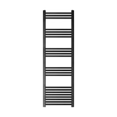 [BH515MB] Yarnfield Straight Heated Rail Dual Fuel Towel Warmer, 500mm - Choice of Size and Colour - Cutout