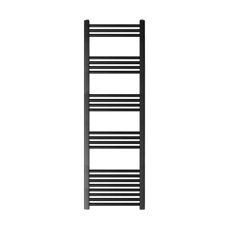 [BH515MB] Yarnfield Straight Heated Rail Dual Fuel Towel Warmer, 500mm - Choice of Size and Colour - Cutout