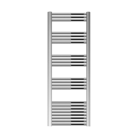 [BH515N] Yarnfield Straight Heated Rail Dual Fuel Towel Warmer, 500mm - Choice of Size and Colour - Cutout