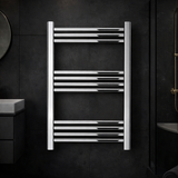 Straight Heated Heated Towel Rail Radiator, W: 600mm - Choice of Height and Finish