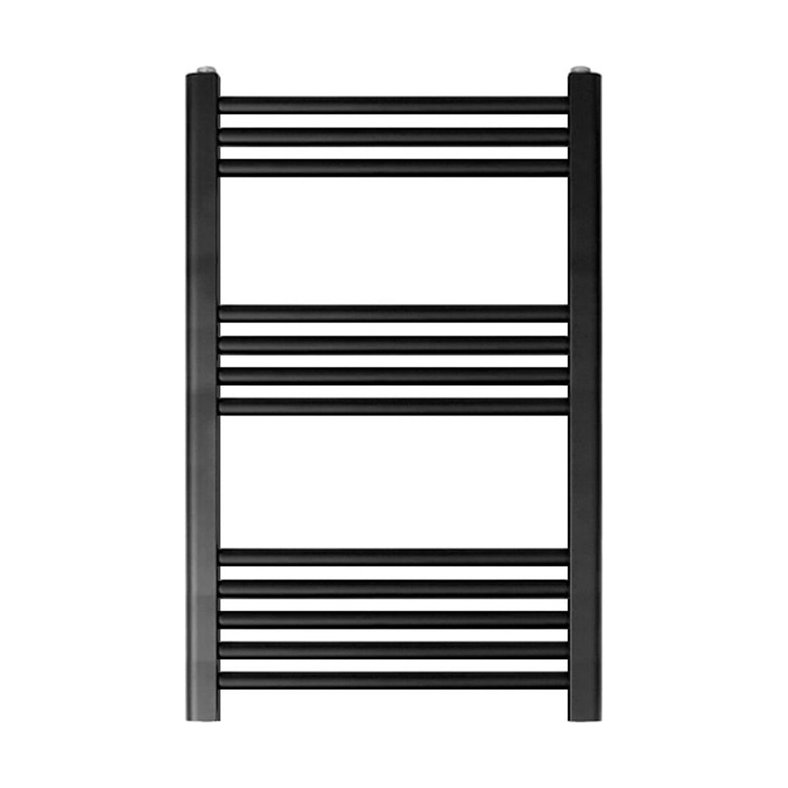 [BH608MB] Yarnfield Straight Heated Heated Towel Rail Radiator, 600mm - Choice of Size and Colour - Cutout