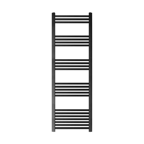 [BH614MB] Yarnfield Straight Heated Heated Towel Rail Radiator, 600mm - Choice of Size and Colour - Cutout