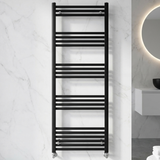 Straight Heated Heated Towel Rail Radiator, W: 600mm - Choice of Height and Finish