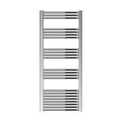 [BH615N] Yarnfield Straight Heated Heated Towel Rail Radiator, 600mm - Choice of Size and Colour - Cutout
