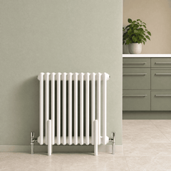 [BHAC300] Floor Mounted Legs, High Gloss White - Lifestyle 1