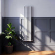 [BHAS002] Huddlesford Contemporary Vertical Double Panel Radiator, Choice of Colour and Size - Silo