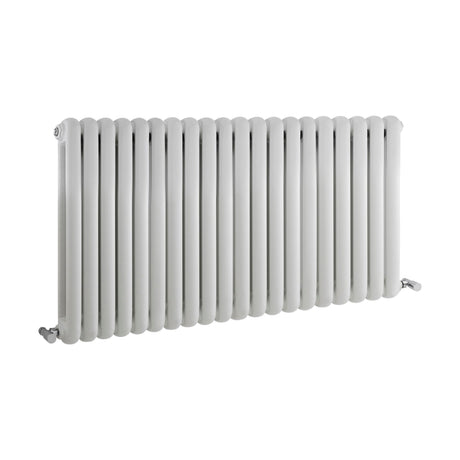[BHAS003] Balterley Aspire Horizontal Double Panel Radiator, 635mm x 1223mm - Gloss White - Cutout