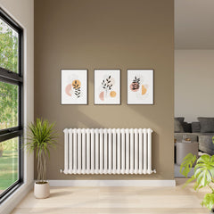 [BHAS003] Balterley Aspire Horizontal Double Panel Radiator, 635mm x 1223mm - Gloss White - Lifestyle 1