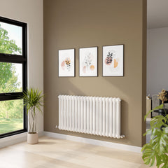 [BHAS003] Balterley Aspire Horizontal Double Panel Radiator, 635mm x 1223mm - Gloss White - Lifestyle 2