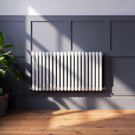 [BHAS003] Huddlesford Horizontal Double Panel Radiator, Choice of Size and Colour - Silo