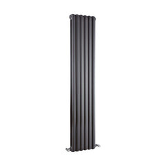 [BHAS005] Balterley Aspire Vertical Double Panel Radiator, 1800mm x 383mm - Anthracite - Cutout
