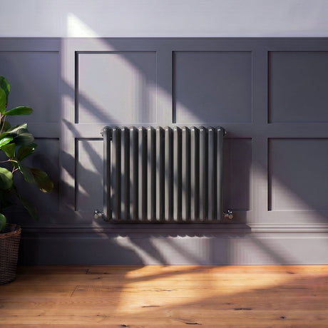 [BHAS007H] Huddlesford Horizontal Double Panel Radiator, Choice of Size and Colour - Silo