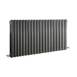[BHAS007] Balterley Aspire Horizontal Double Panel Radiator, 635mm x 1223mm - Anthracite - Cutout