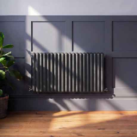 [BHAS007] Huddlesford Horizontal Double Panel Radiator, Choice of Size and Colour - Silo
