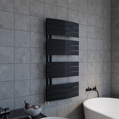 [BHCLA36] Heated Towel Rail with Curved Panels, 1706 BTU, 1080x550mm, Anthracite - Lifestyle 3