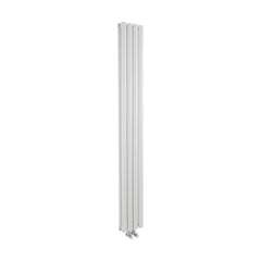 [BHEB007] Balterley Embrace Compact Vertical Double Panel Radiator 1800mm x 236mm - Gloss White - Cutout