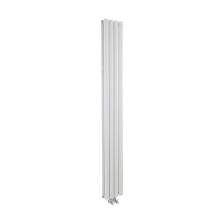 [BHEB007] Balterley Embrace Compact Vertical Double Panel Radiator 1800mm x 236mm - Gloss White - Cutout