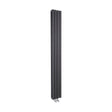 [BHEB009] Balterley Embrace Compact Vertical Double Panel Radiator, 1800mm x 236mm - Anthracite - Cutout