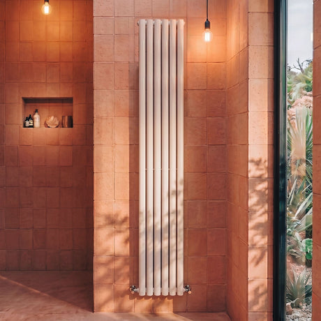 [BHEB326] Pattingham Contemporary Vertical Double Panel Radiator, Choice of Size and Colour - Silo