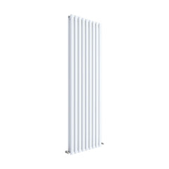 [BHEB327] Balterley Vertical Double Panel Designer Radiator, 1800 x 528mm - Gloss White - Cutout