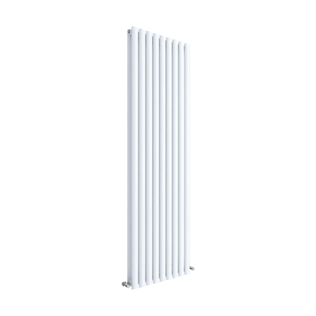 [BHEB327] Balterley Vertical Double Panel Designer Radiator, 1800 x 528mm - Gloss White - Cutout
