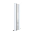 [BHEB330] Balterley Embrace Vertical Single Panel Radiator with Mirror, 1800mm x 499mm - Gloss White - Cutout