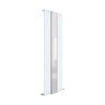 [BHEB330] Pattingham Vertical Single Panel Radiator with Mirror, 1800mm x 499mm, Choice of Colour - Cutout