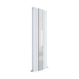 [BHEB331] Balterley Embrace Vertical Double Panel Radiator with Mirror, 1800mm x 499mm - Gloss White - Cutout