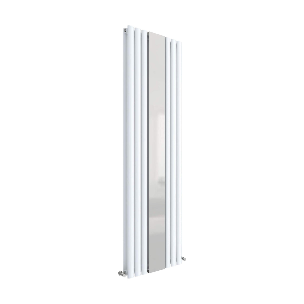 [BHEB331] Balterley Embrace Vertical Double Panel Radiator with Mirror, 1800mm x 499mm - Gloss White - Cutout