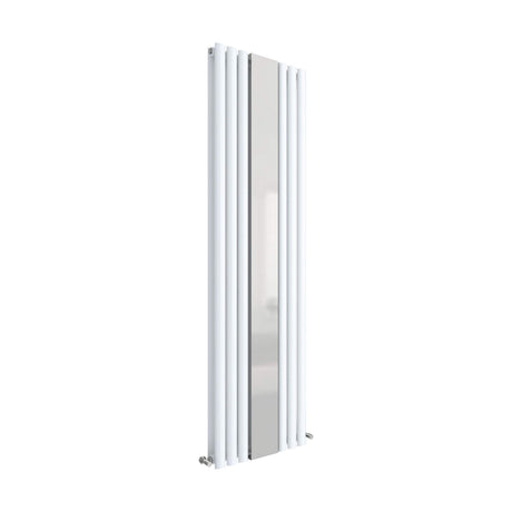 [BHEB331] Balterley Embrace Vertical Double Panel Radiator with Mirror, 1800mm x 499mm - Gloss White - Cutout