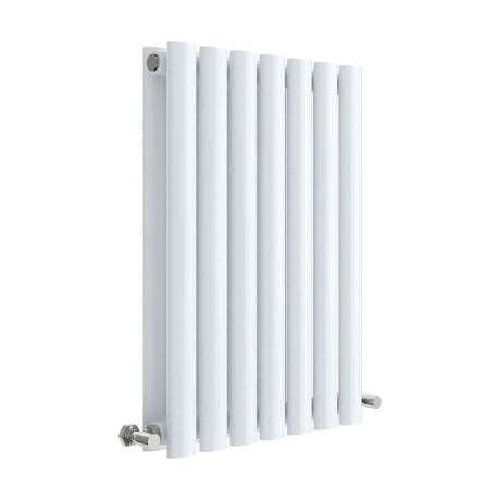 [BHEB337D] Balterley Embrace Horizontal Double Panel Radiator, 600mm x 412mm - Gloss White - Cutout