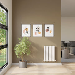 [BHEB337D] Balterley Embrace Horizontal Double Panel Radiator, 600mm x 412mm - Gloss White - Lifestyle 1