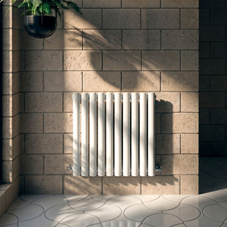 [BHEB338D] Pattingham Contemporary Horizontal Double Panel Radiator, Choice of Colour and Size - Silo