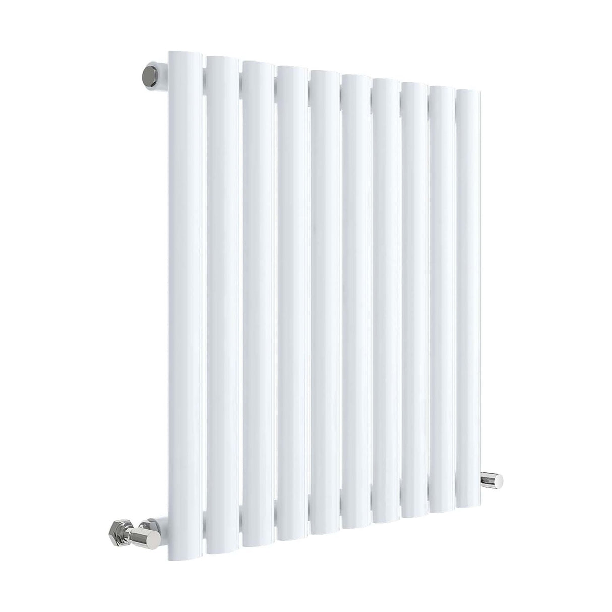 [BHEB338] Balterley Embrace Horizontal Single Panel Radiator, 600mm x 586mm - Gloss White - Cutout
