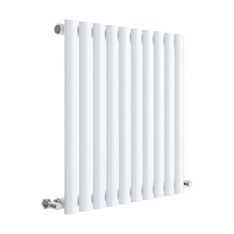 [BHEB338] Balterley Embrace Horizontal Single Panel Radiator, 600mm x 586mm - Gloss White - Cutout