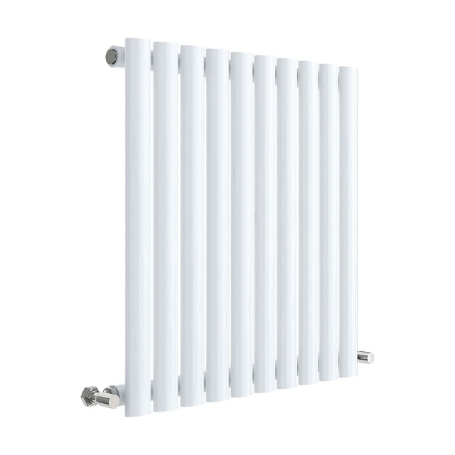 [BHEB338] Balterley Embrace Horizontal Single Panel Radiator, 600mm x 586mm - Gloss White - Cutout