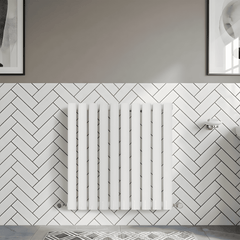 [BHEB338] Pattingham Horizontal Single Panel Radiator, Choice of Size and Finish - Silo