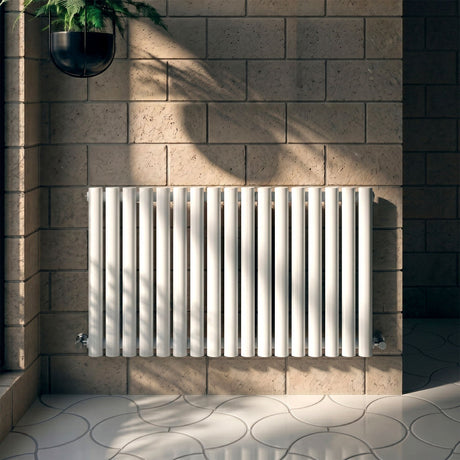 [BHEB339D] Pattingham Contemporary Horizontal Double Panel Radiator, Choice of Colour and Size - Silo