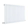 [BHEB339] Balterley Embrace Horizontal Single Panel Radiator, 600mm x 992mm - Gloss White - Cutout