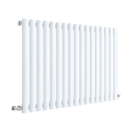 [BHEB339] Balterley Embrace Horizontal Single Panel Radiator, 600mm x 992mm - Gloss White - Cutout