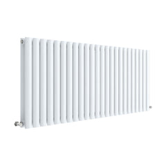 [BHEB340D] Pattingham Contemporary Horizontal Double Panel Radiator, Choice of Colour and Size - Cutout