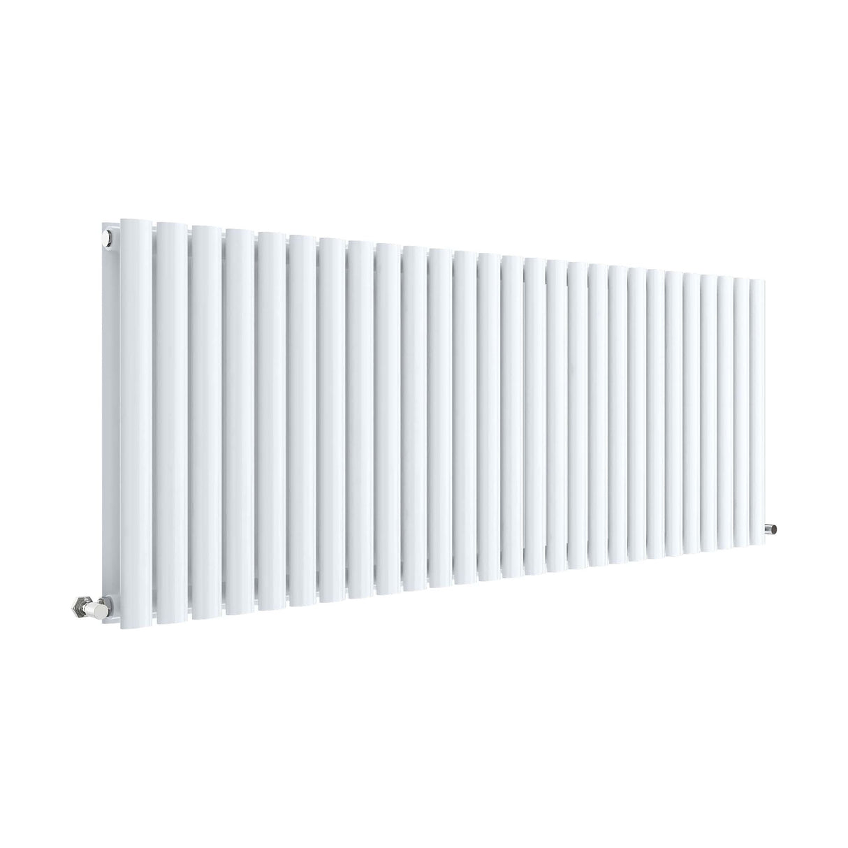[BHEB342D] Balterley Embrace Horizontal Double Panel Radiator, 600mm x 1572mm - Gloss White - Cutout