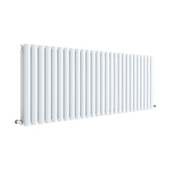 [BHEB342D] Balterley Embrace Horizontal Double Panel Radiator, 600mm x 1572mm - Gloss White - Cutout