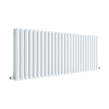 [BHEB342D] Balterley Embrace Horizontal Double Panel Radiator, 600mm x 1572mm - Gloss White - Cutout