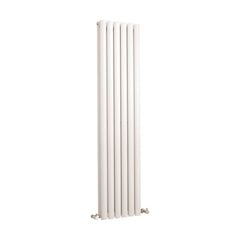 [BHEB368] Balterley Embrace Vertical Double Panel Radiator, 1500mm x 354mm - Gloss White - Cutout